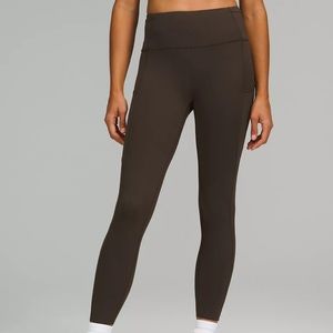 Lululemon Wunder Under High-Rise Tight 25" Olive - Sz 10